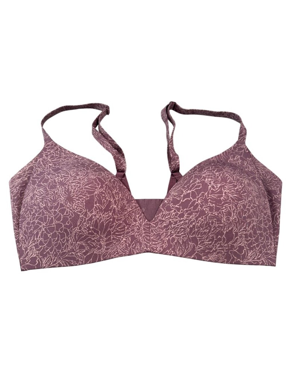 Lululemon Athletica Take Shape Sports Bra Floral Wireless Adjustable Stretch